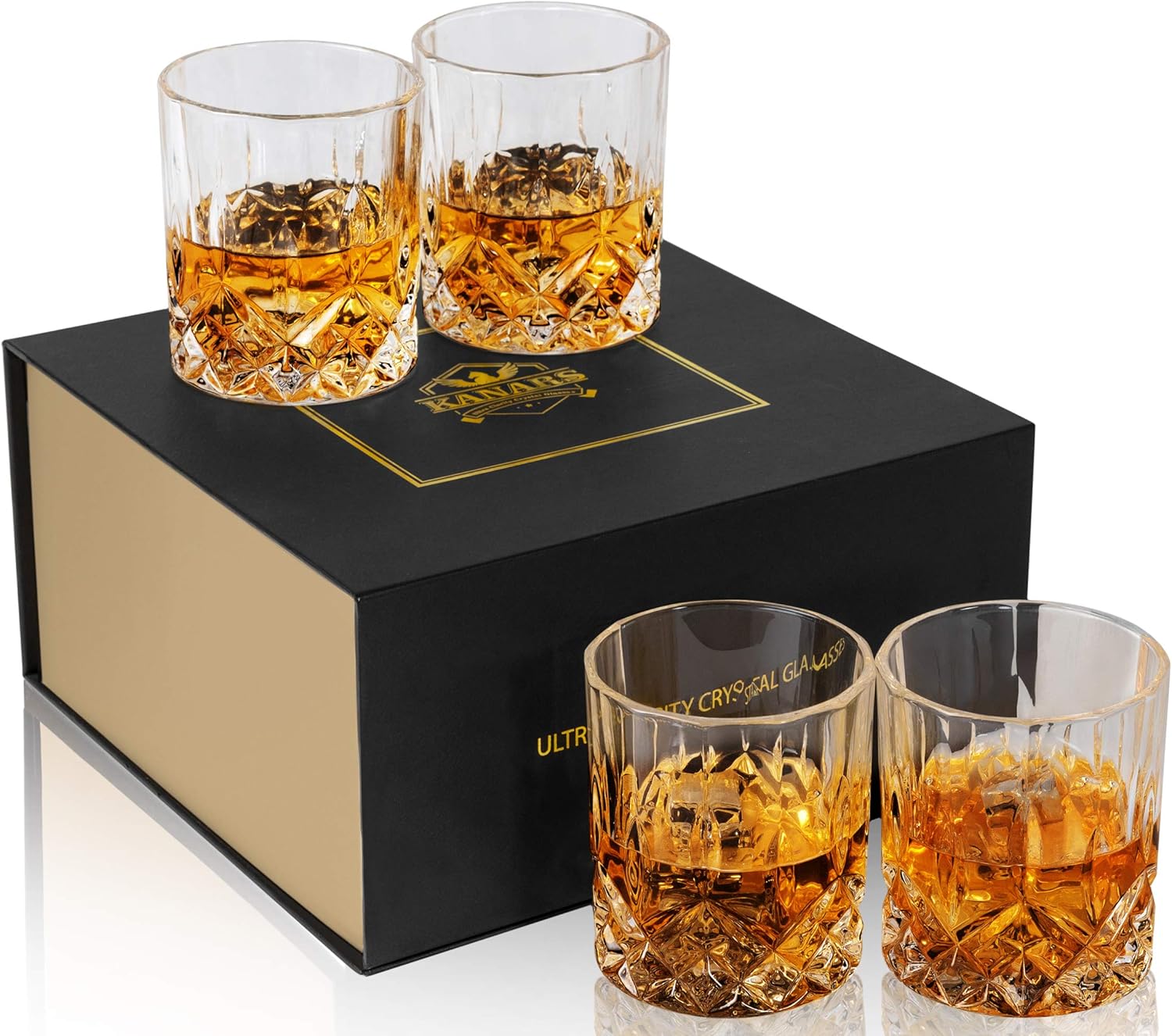 KANARS Whiskey Glasses Gift Set